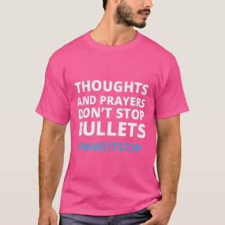Gedachten en gebeden houden kogels niet meer tegen t-shirt