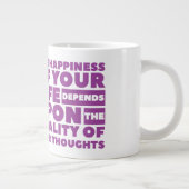 Gedachten - Jumbo-Mok Extra Grote Beker (Rechts)