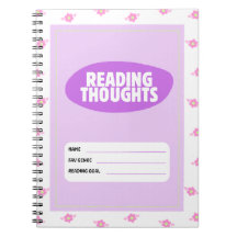 Gedachten lezen: Lees tracker journaal cute pas