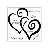 Gedachten over het leven rubberstempel (Afrduk)