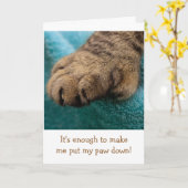 Gedachten over kanker kaart (Gele Bloem)