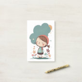 gedachten post-it® notes (Op bureau)