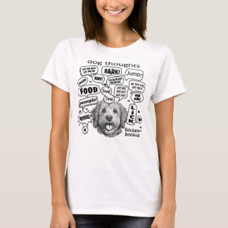 Gedachten van honden - Goldendoodle T-shirt