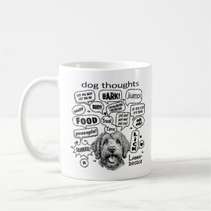 Gedachten van honden - Labradoodle Koffiemok