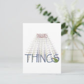 Gedachten worden dingen briefkaart (Staand voorkant)