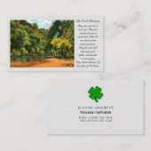 Gedachtenisgebed Zegening Kaart Ozarks Visitekaartje (Voorkant / Achterkant)