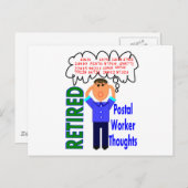 Gedachtewisseling over postdiensten briefkaart (Voorkant / Achterkant)