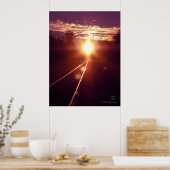 Gedachtewisseling Zonnetijd door Miyspirit Poster (Keuken)