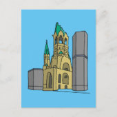 Gedächtniskirche Berlin Briefkaart (Voorkant)