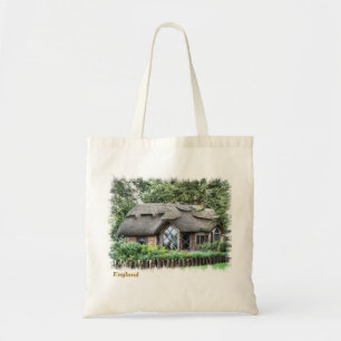 GEDATCHTE KOTTAGES TOTE BAG