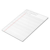 Gedateerd Notitieblok (Schuin)