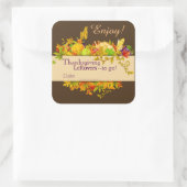Gedateerde overgebleven Thanksgiving Stickers (Tas)