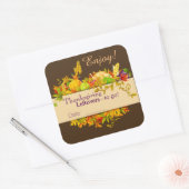 Gedateerde overgebleven Thanksgiving Stickers (Envelop)