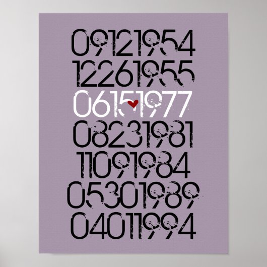 Gedateerde wandkunst - vervormde stijl - 4 kindere poster (Voorkant)