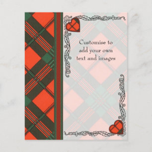 Geddes clan Pset Scottish kilt tartan Flyer