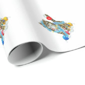 GEDECORATEERD KAT VOOR WRAPPINGSPAPIER CADEAUPAPIER (Rol Hoek)