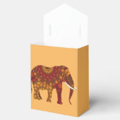  gedecormeerd Indiaas ellephant-ontwerp Bedankdoosjes (Geopend)