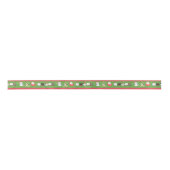 Gedecormeerd kerstkatten Satin Ribbon Lint (Voorkant)