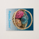 Gedecormeerd oegmandje puzzel (Horizontaal)