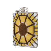 Gedecormeerd plafond op het station van Tokio Heupfles (Links)