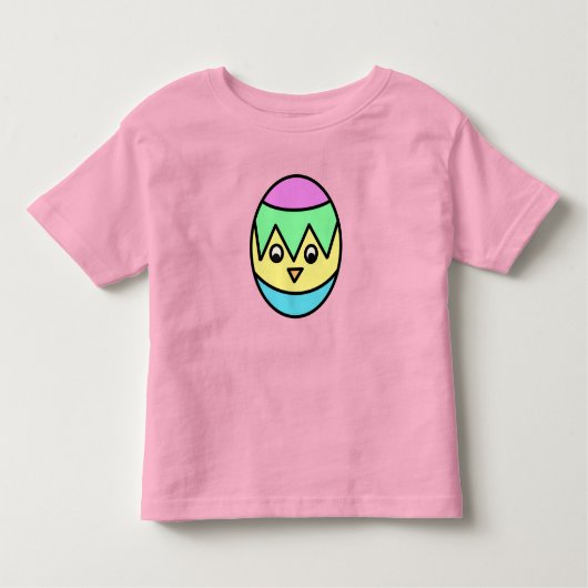 Gedecormeerde eieren kinder shirts (Voorkant)
