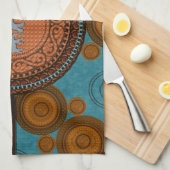 Gedecormeerde Elephants Kitchen Towel Theedoek (Quarter Fold)