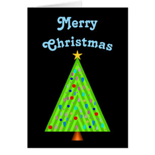 Gedecormeerde kerstboom + prettige kerst