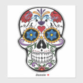 Gedecormeerde menselijke vaardigheden Art Thunder_ Sticker (Vel)