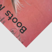 Gedecoupeerde Whimsical Grumpy Cat Persoonlijk  Tissuepapier (Detail)