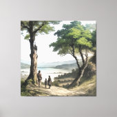 Gedeelde Horizon Canvas Afdruk (Voorkant)