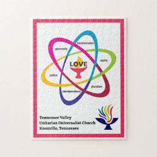 Gedeelde waarden Atom - Unitarian Universalist Ass Legpuzzel