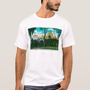 Gedeelte van de Skyline van San Diego met El Corte T-shirt
