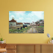 Gedeelte van Treadwell MinesDouglass Island, AK Canvas Afdruk (Insitu (Woonkamer))