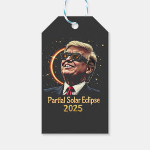 Gedeeltelijke Zonsverduistering 2025 Astronomie Tr Cadeaulabel