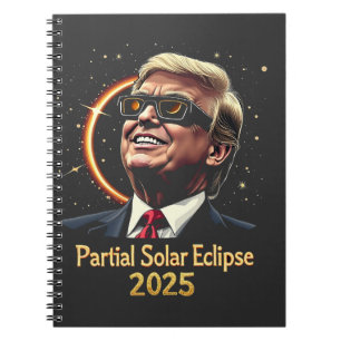 Gedeeltelijke Zonsverduistering 2025 Astronomie Tr Notitieboek