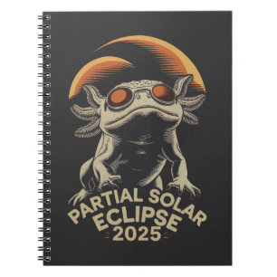 Gedeeltelijke Zonsverduistering 2025 Axolotl Ammph Notitieboek