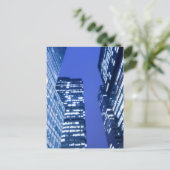 Gedefocuseerd naar boven uitzicht van kantoor die  briefkaart (Staand voorkant)