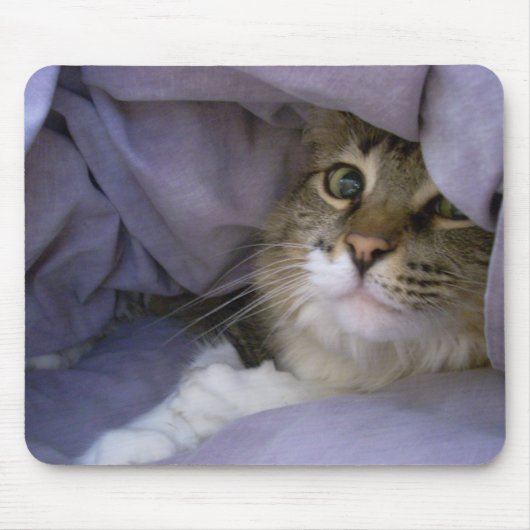 Gedekt Kat Mousepad Muismat (Voorkant)