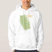 Gedekt overhemd (voorste uitzicht) hoodie (Voorkant)