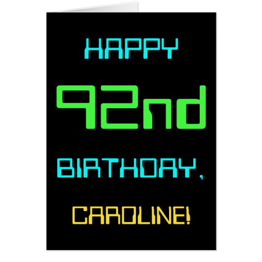 Gedekte 92e verjaardag van Fun Digital Computing (Voorkant)