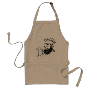 Gedekte Chef Standaard Schort