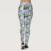 Gedekte Collie Kerstmis Leggings (Achterkant)
