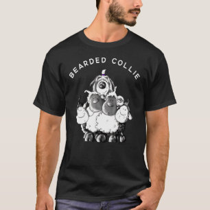 Gedekte collie met Hondenras van schapen T-shirt