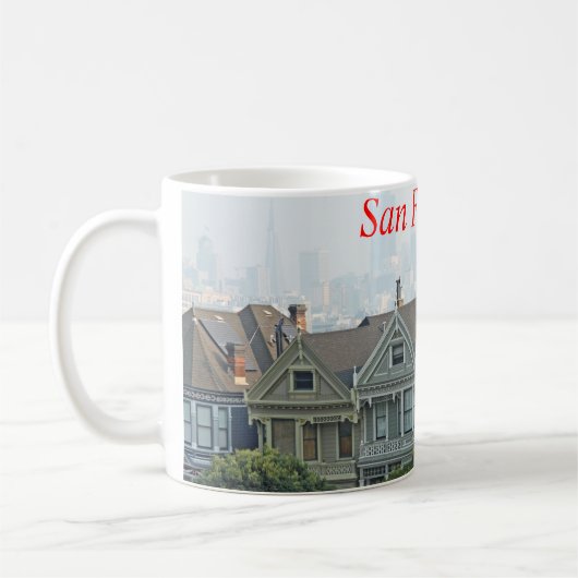 Gedekte dames, San Francisco, Californië Koffiemok (Links)