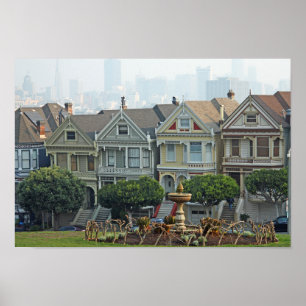Gedekte dames, San Francisco, Californië Poster