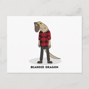 Gedekte draak briefkaart