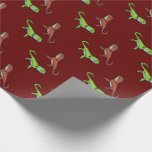 Gedekte draak cadeaupapier (Hoek)