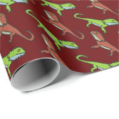 Gedekte draak cadeaupapier (Rol Hoek)