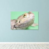 Gedekte draak canvas afdruk (Insitu (Houten vloer))