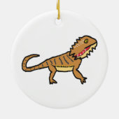 Gedekte draak keramisch ornament (Achterkant)